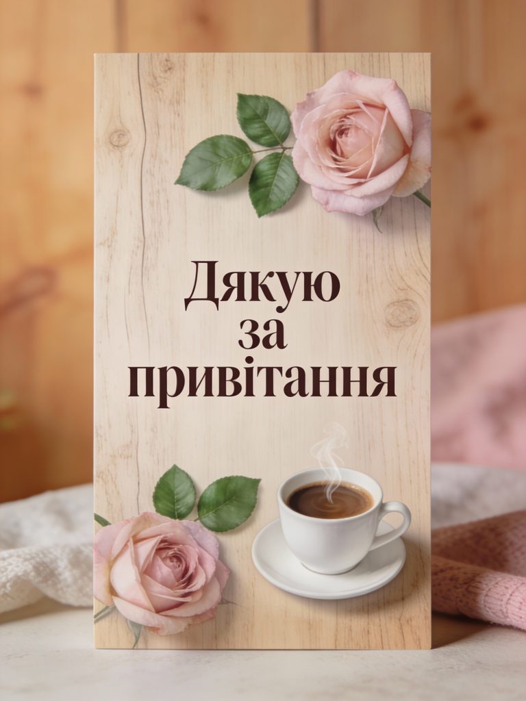 щиро дякую за привітання