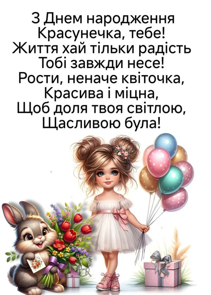 Зворушливі привітання з Днем народження внучці