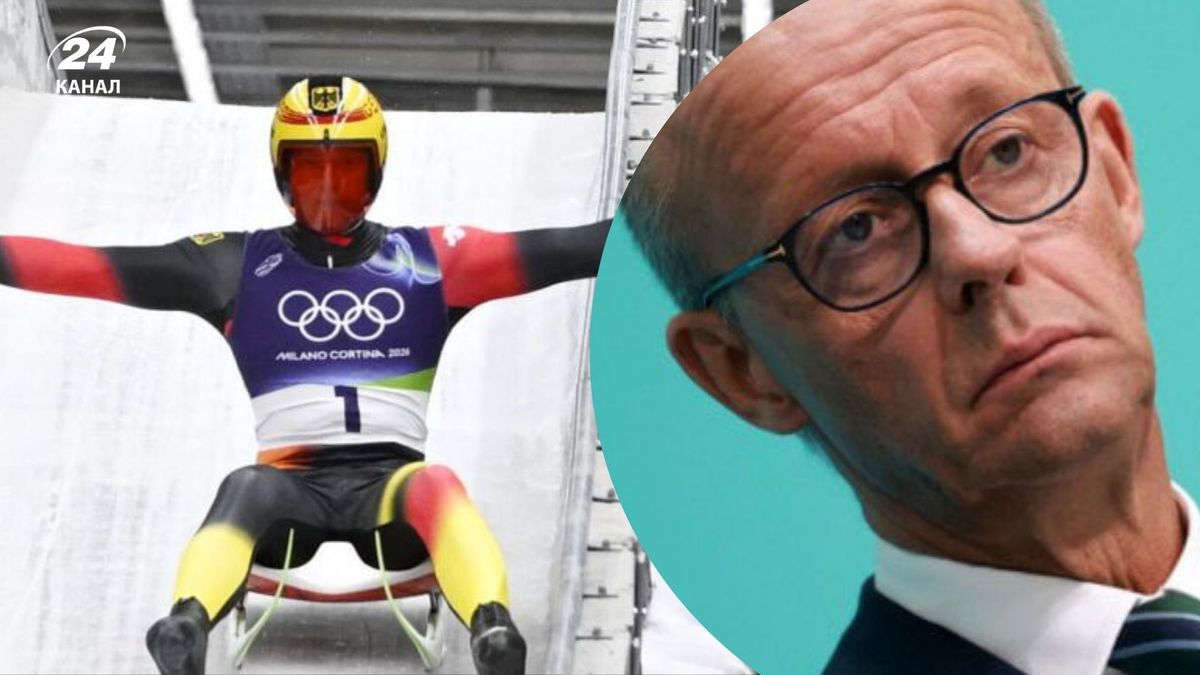 Марк Лангенхан став олімпійським чемпіоном в одиночних санях на Іграх-2026. Спортсмена вирішив особисто привітати канцлер Німеччини Фрідріх Мерц – але стався курйоз.