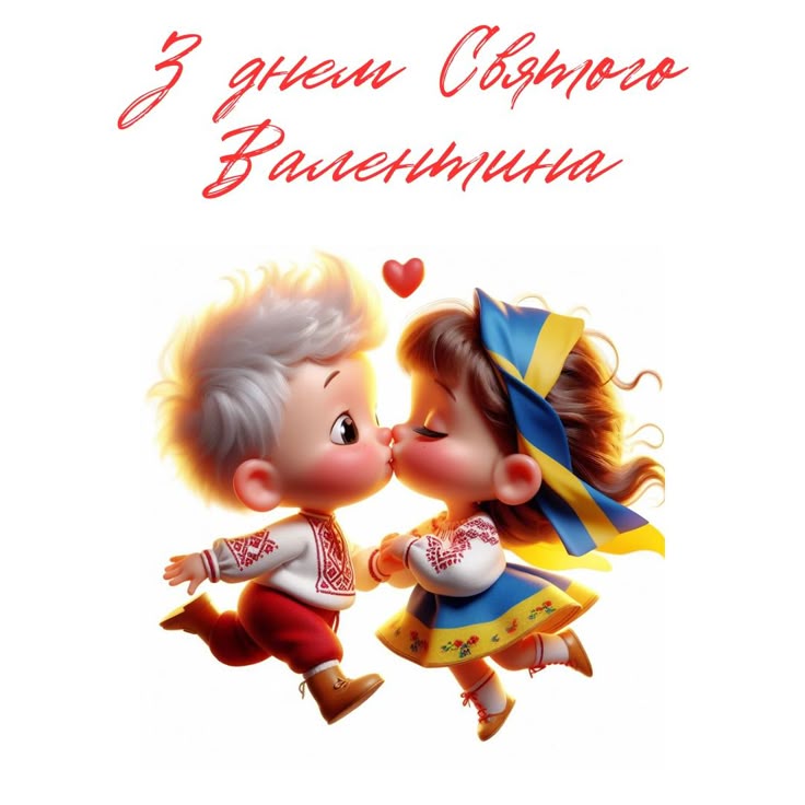Привітання з Днем святого Валентина картинка 3