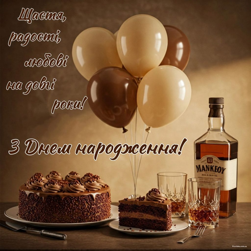 Сучасне привітання з Днем народження кума